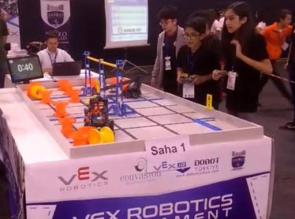 Okulumuz Robot Takımı Gaziantep´de düzenlenen WEX Robotics Turnuvasında Özel Juri Ödülü aldı.